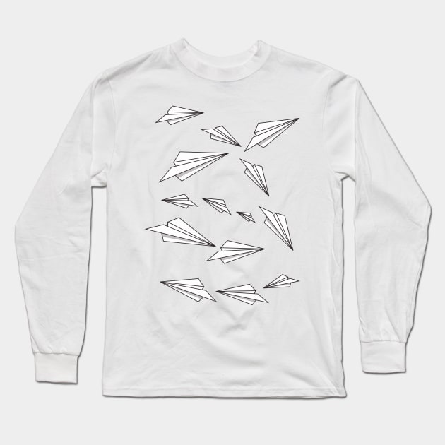 Paper Planes Long Sleeve T-Shirt by nickemporium1